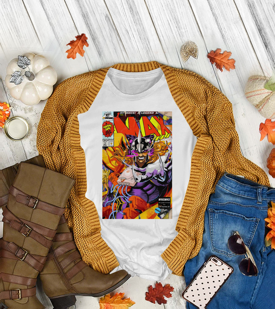 Freemvc2 The Scrubl0rd MAX Fighting Game Legend Comic T-Shirt