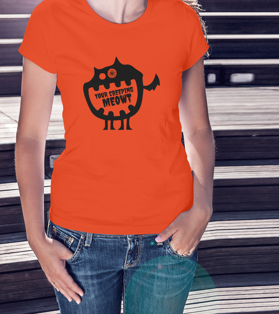 Funcky Designs Your Creeping Meowt Cat T-Shirt