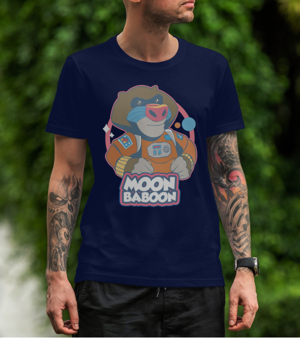 Moon Baboon It Takes Two Space Adventure T-Shirt