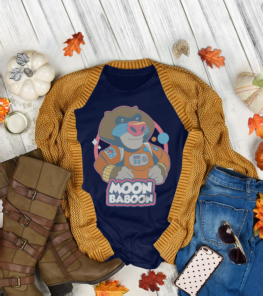 Moon Baboon It Takes Two Space Adventure T-Shirt