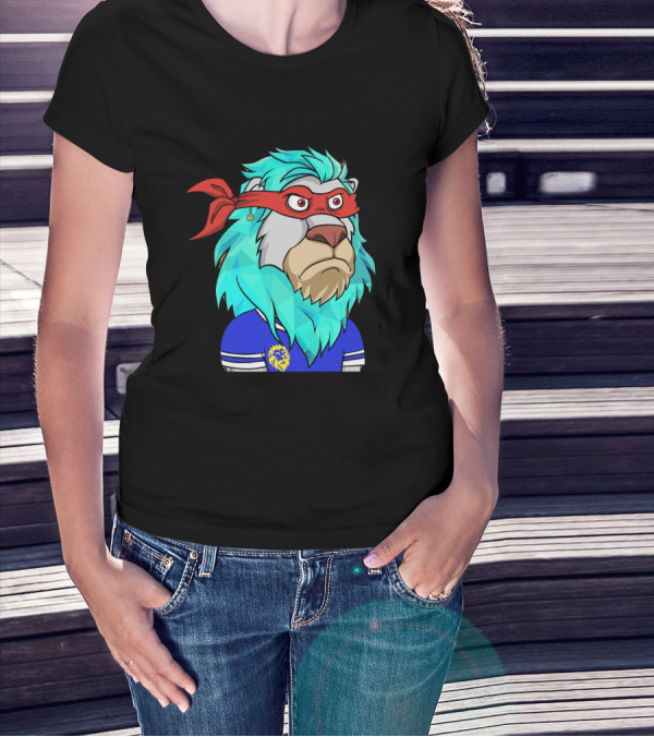 Chris Maddern 6621 Lazy Lions Ninja Opensea Bungalows T-Shirt