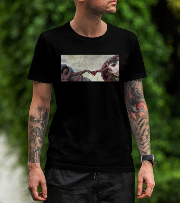 Sneaker Warz Merch Kiwiuh Bred Chapel Creation T-Shirt