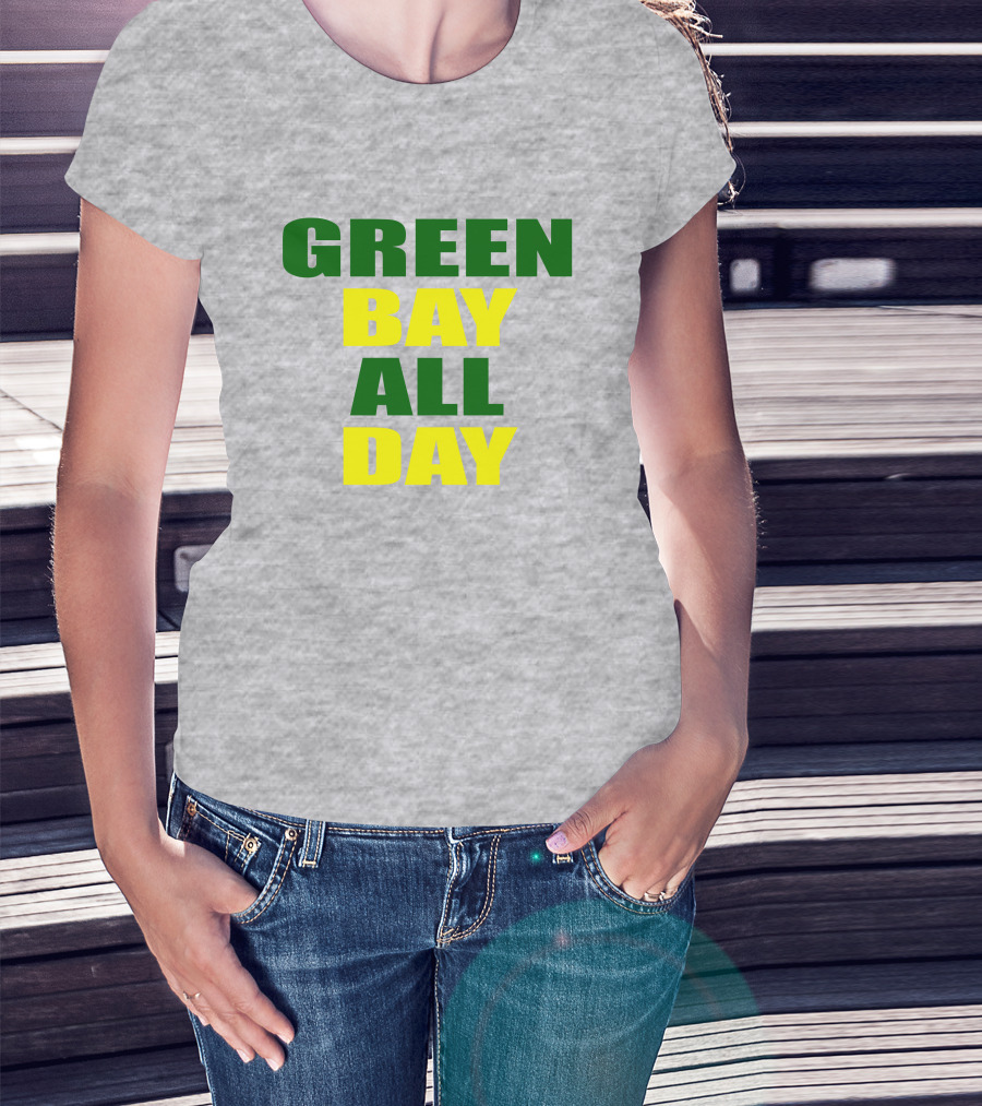 Green Bay All Day Packers Fan Edition Sam 2 Point Oh T-Shirt