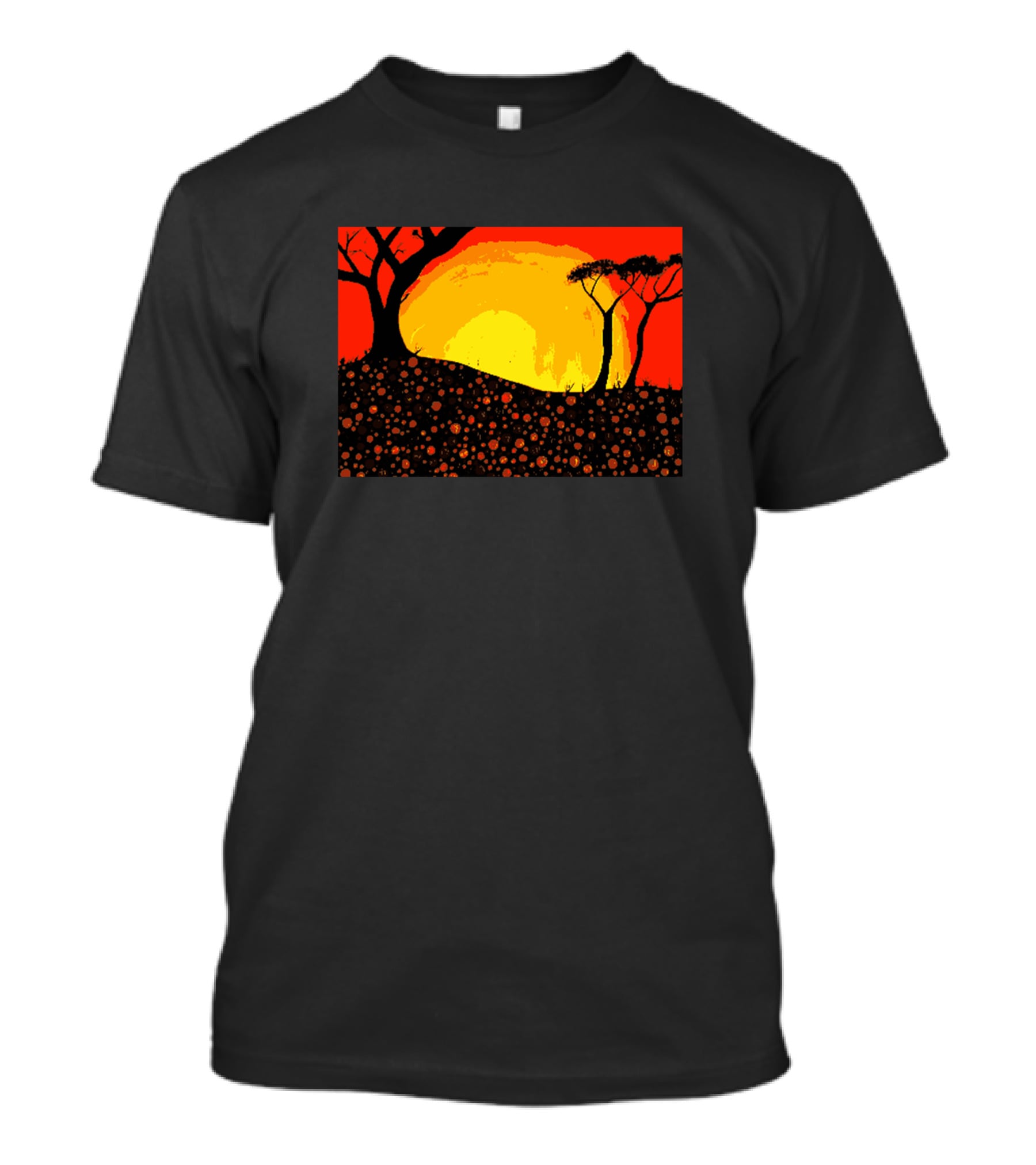 Digitees Ngunnawal Sunset Art Landscape Mr Ngunnawal Ar Maple Ngunnawalart4 T-Shirt