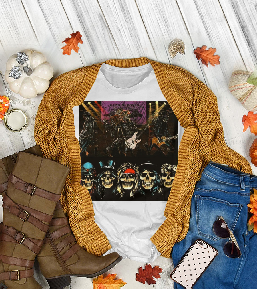 Guns N' Roses Live Skull Band T-Shirt