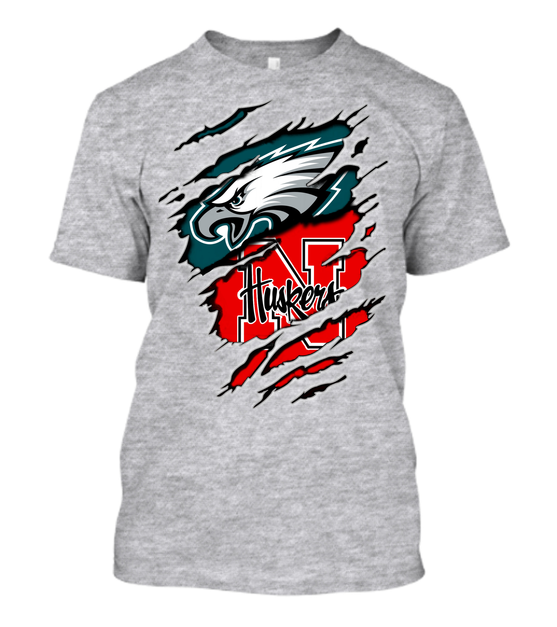 Eagles Huskers Logo Crossover T-Shirt