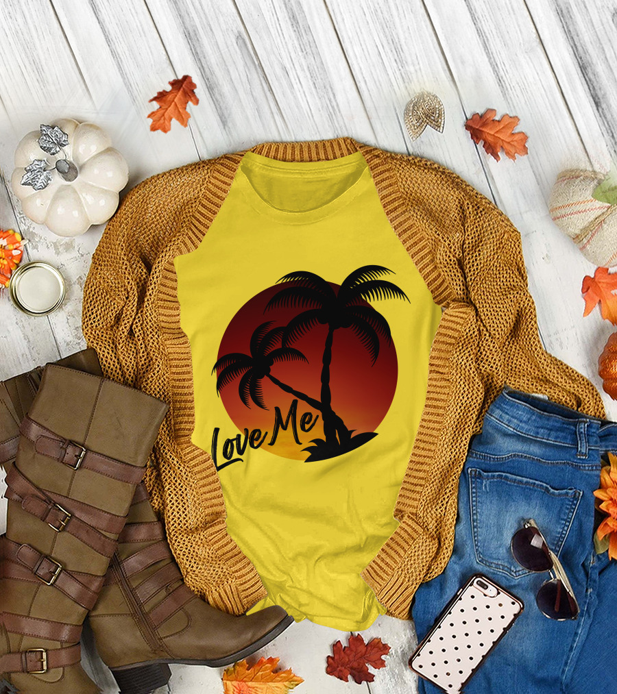 Love Me Sunset Palm Trees T-Shirt