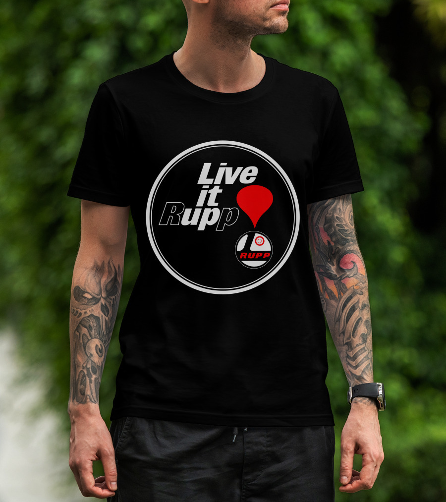 Live It Rupp Vintage Logo Red Balloon T-Shirt