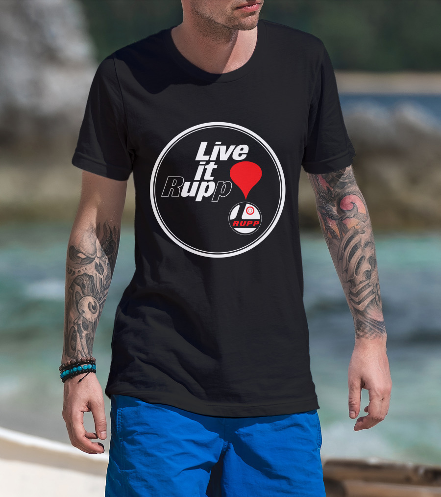 Live It Rupp Vintage Logo Red Balloon T-Shirt