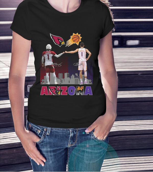 Arizona Cardinals Suns Murray Booker T-Shirt
