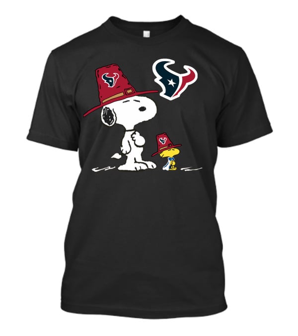 Texans Snoopy Woodstock Houston Texans T-Shirt