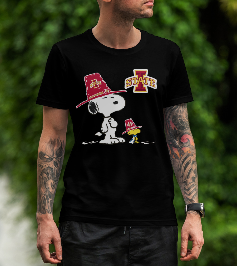 Iowa State Cyclones Snoopy Woodstock State I T-Shirt
