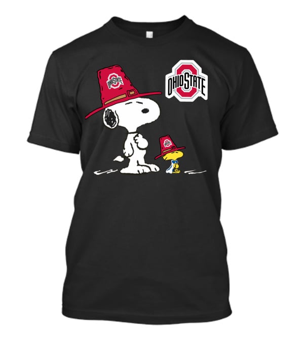 Ohio State Buckeyes Snoopy Woodstock T-Shirt
