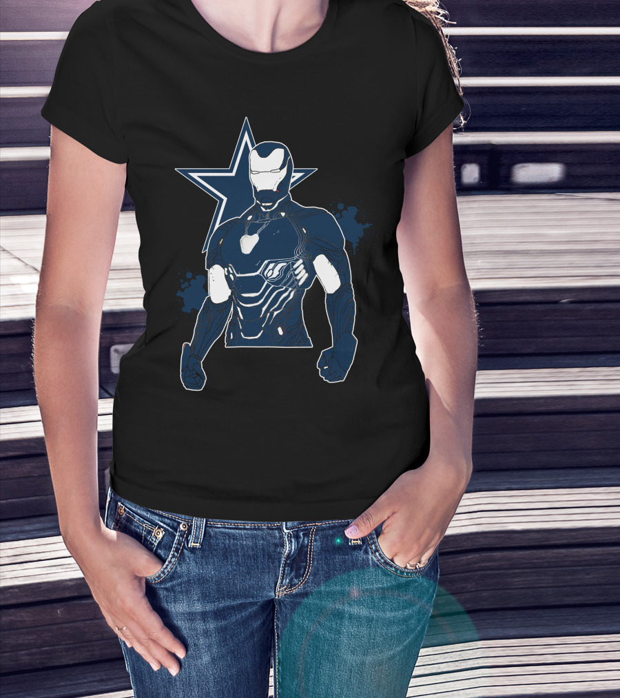 Dallas Cowboys Iron Man Fusion T-Shirt