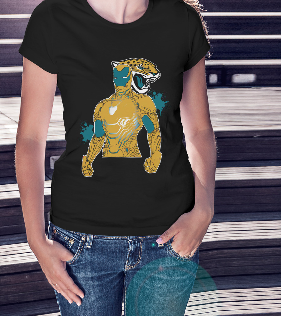 Iron Man Jaguars Crossover T-Shirt