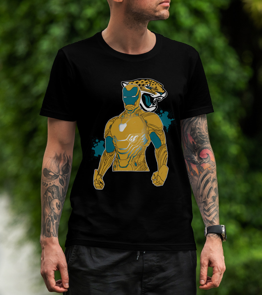 Iron Man Jaguars Crossover T-Shirt