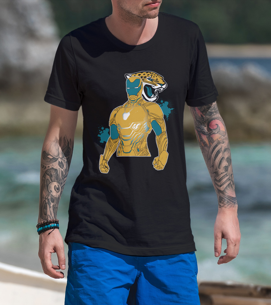 Iron Man Jaguars Crossover T-Shirt