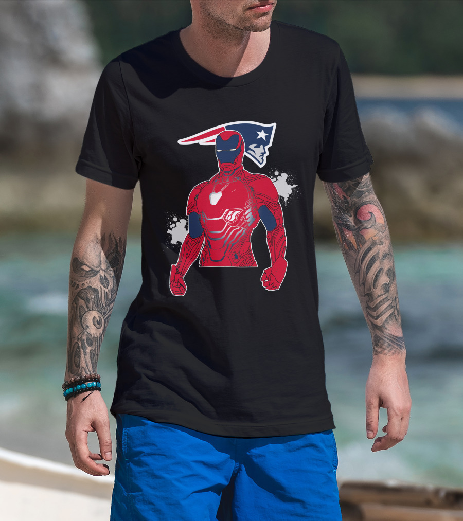 Iron Man Patriots Crossover Fusion T-Shirt