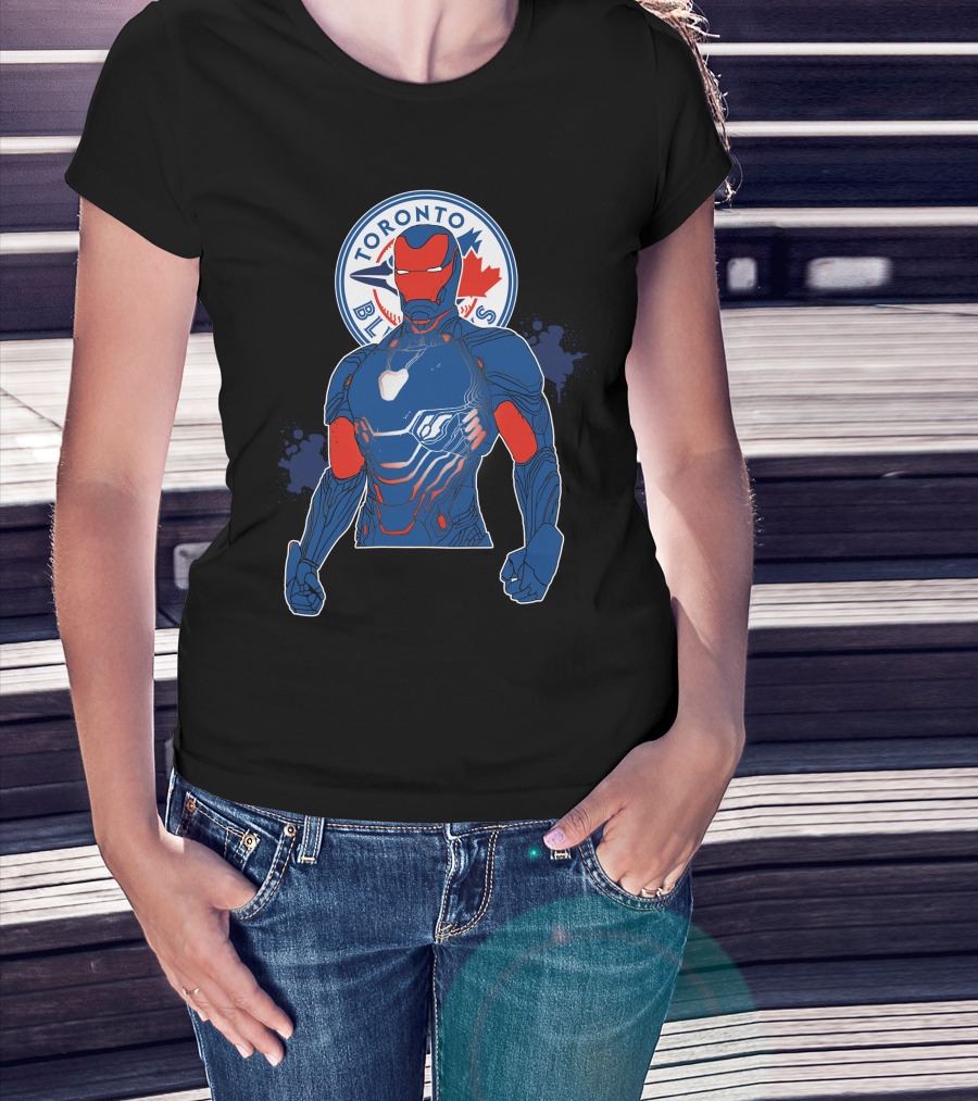 Iron Man Toronto Blue Jays Mashup T-Shirt
