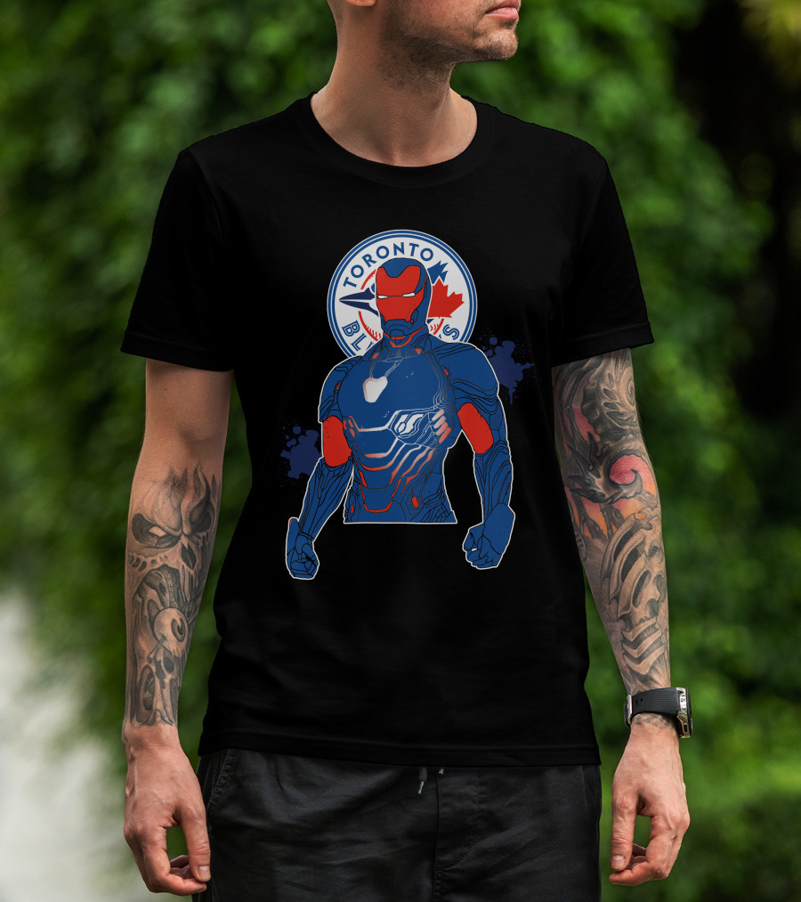 Iron Man Toronto Blue Jays Mashup T-Shirt