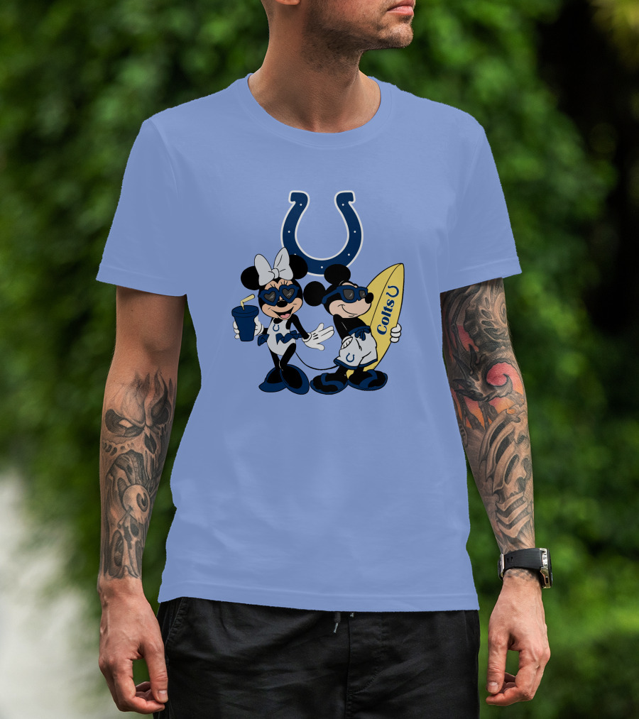 Colts Mickey Happy Vacation Colts U T-Shirt