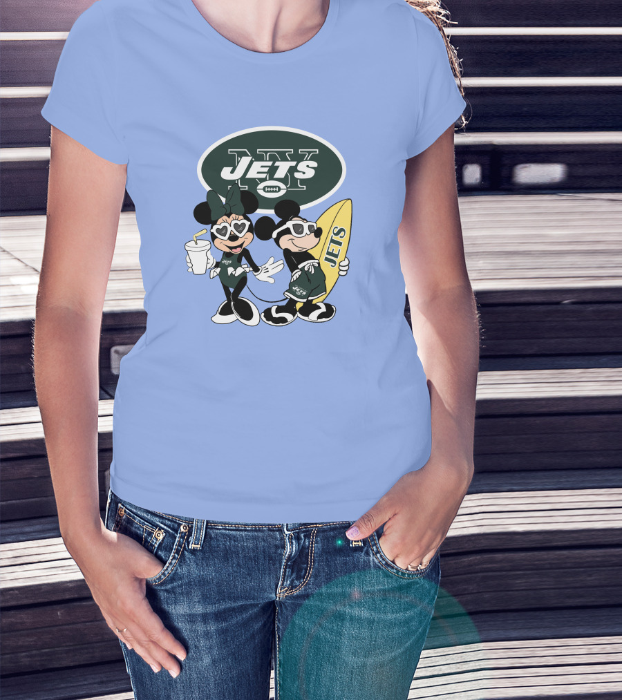 Jets Mickey Surfing Vacation Adventure T-Shirt