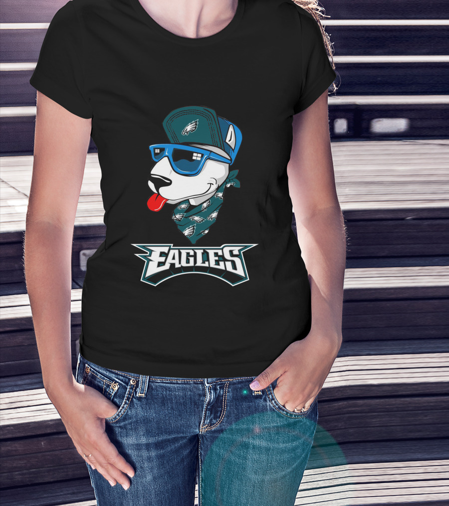 Eagles Bull Terrier Cool Dog Philadelphia Fan Merch T-Shirt