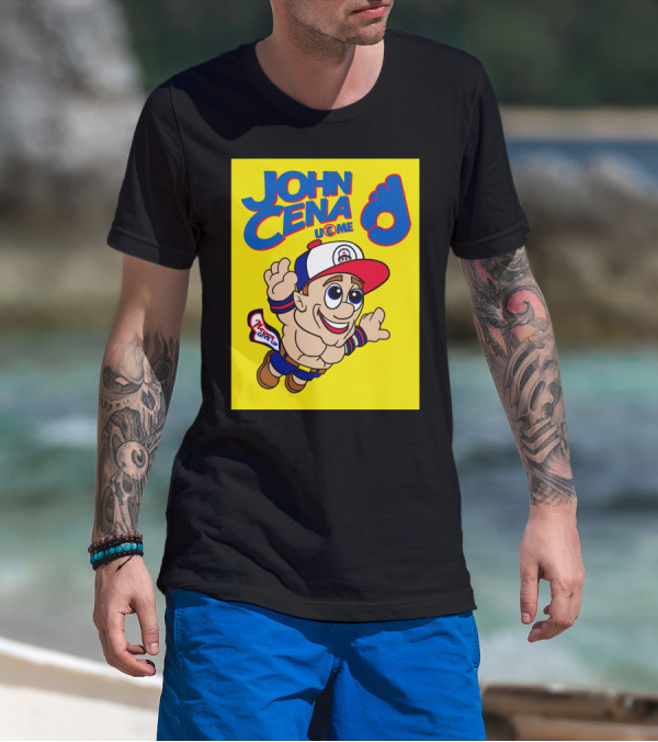 JOHN CENA NEVER GIVE UP U C ME Mario T-Shirt