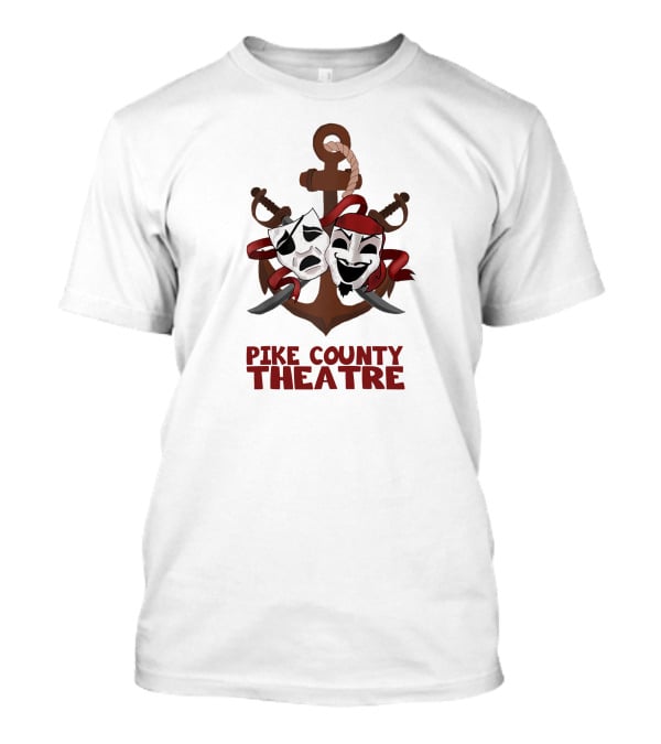 Pike County Theatre Anchor Drama Masks T-Shirt
