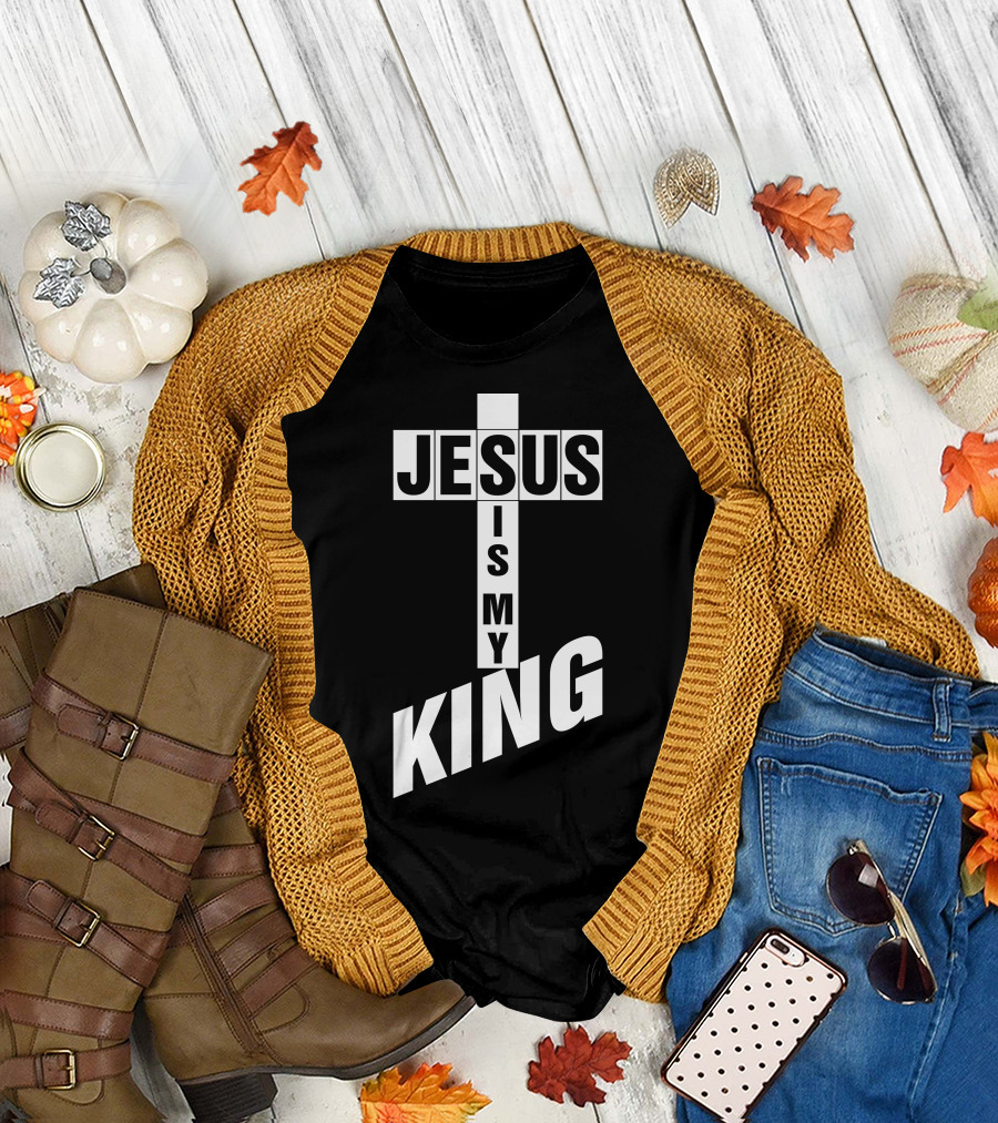 Jesus Is My King Cross T-Shirt