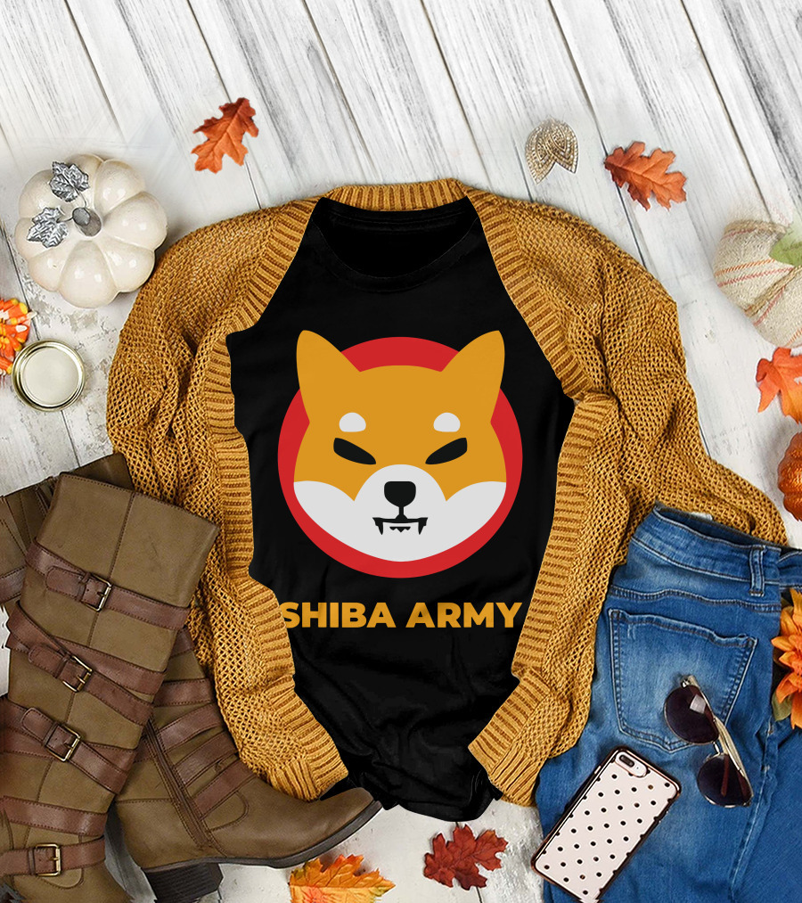Shiba Army Dog T-Shirt
