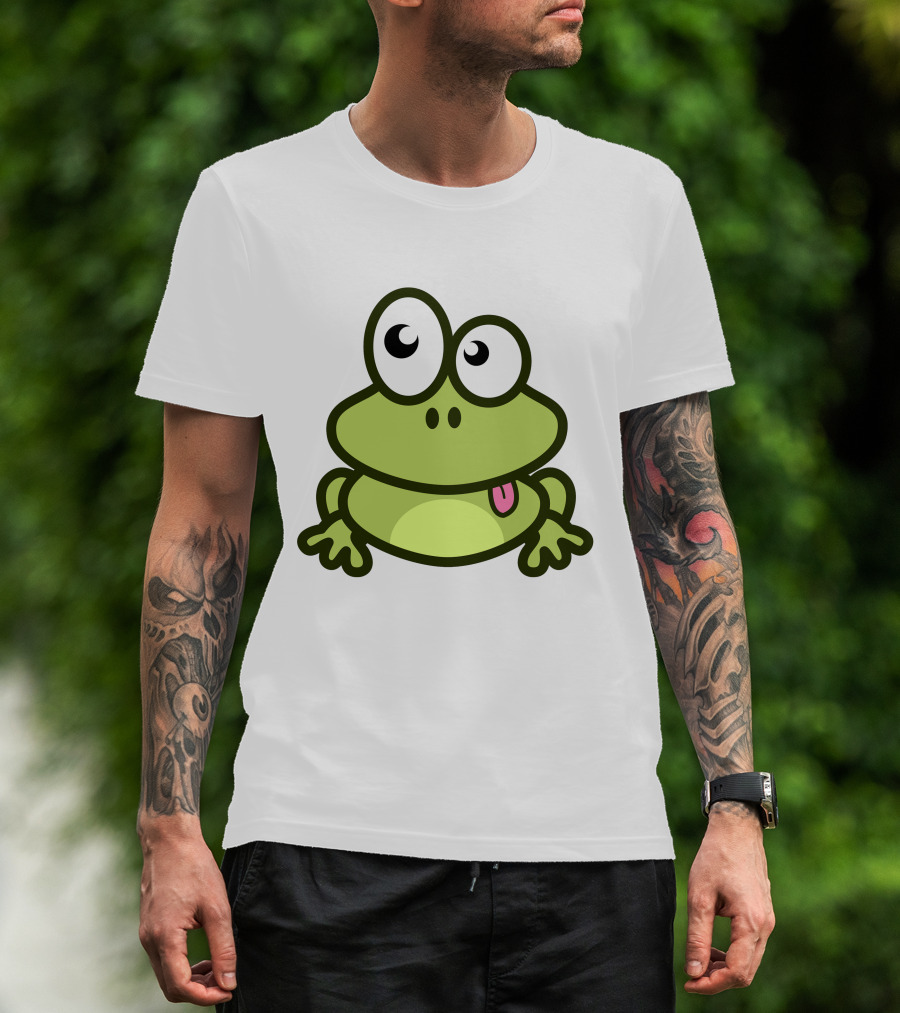 Cute Cartoon Frog Adorable Image T-Shirt