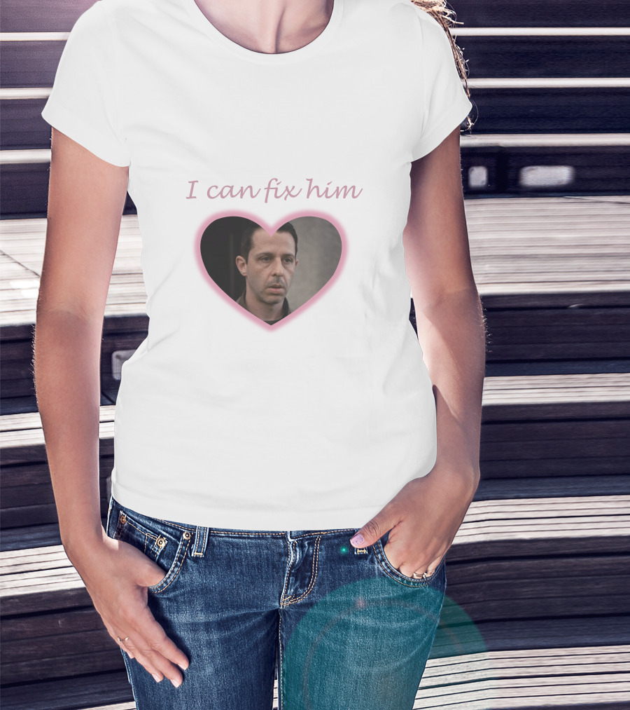 I Can Fix Him Heart Image T-Shirt