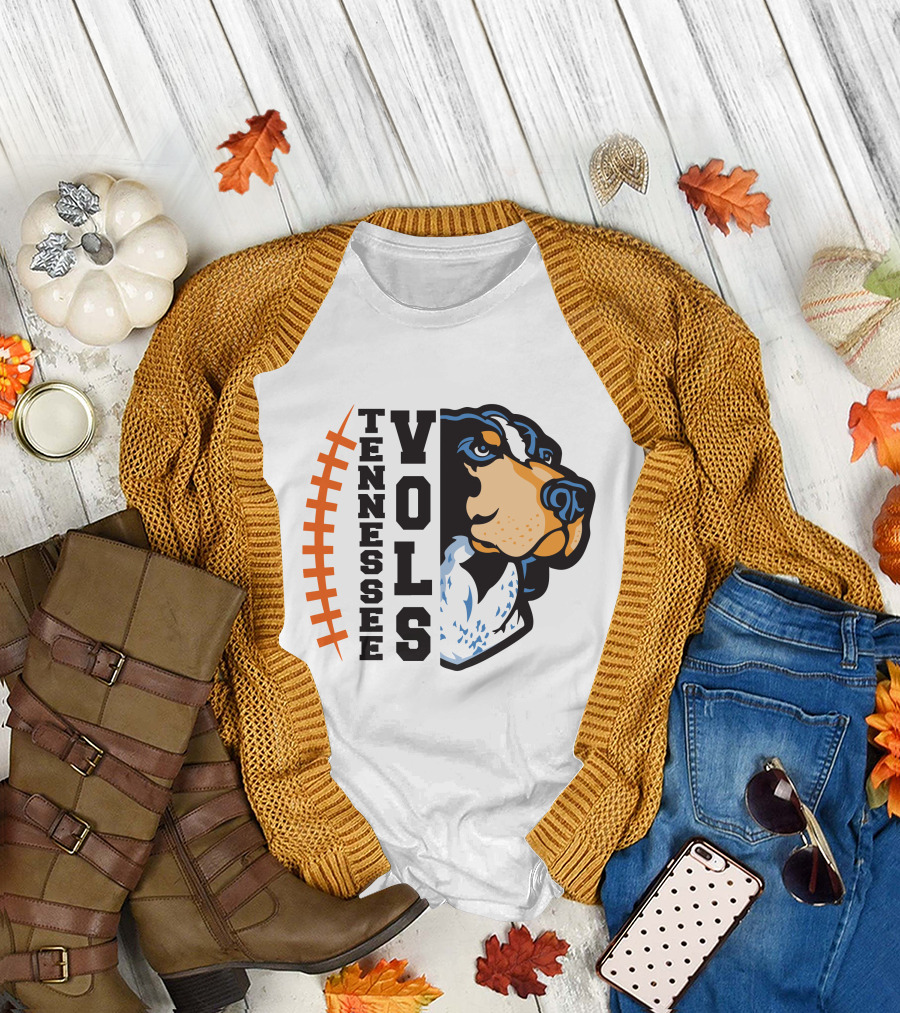 Tennessee Vols Football Dog Sublimation T-Shirt