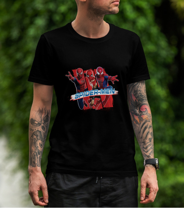 Spider-Men Marvel Spider Man No Way Home Trio T-Shirt