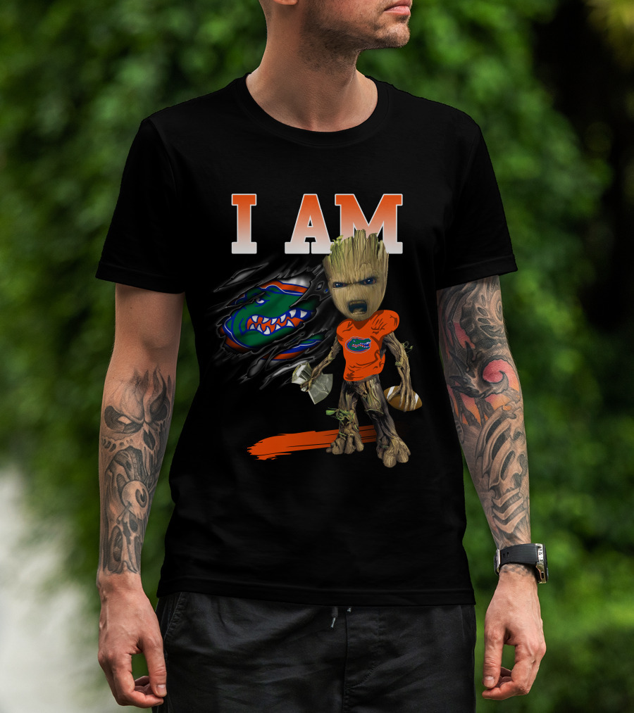 I Am Groot Florida Gators Football T-Shirt