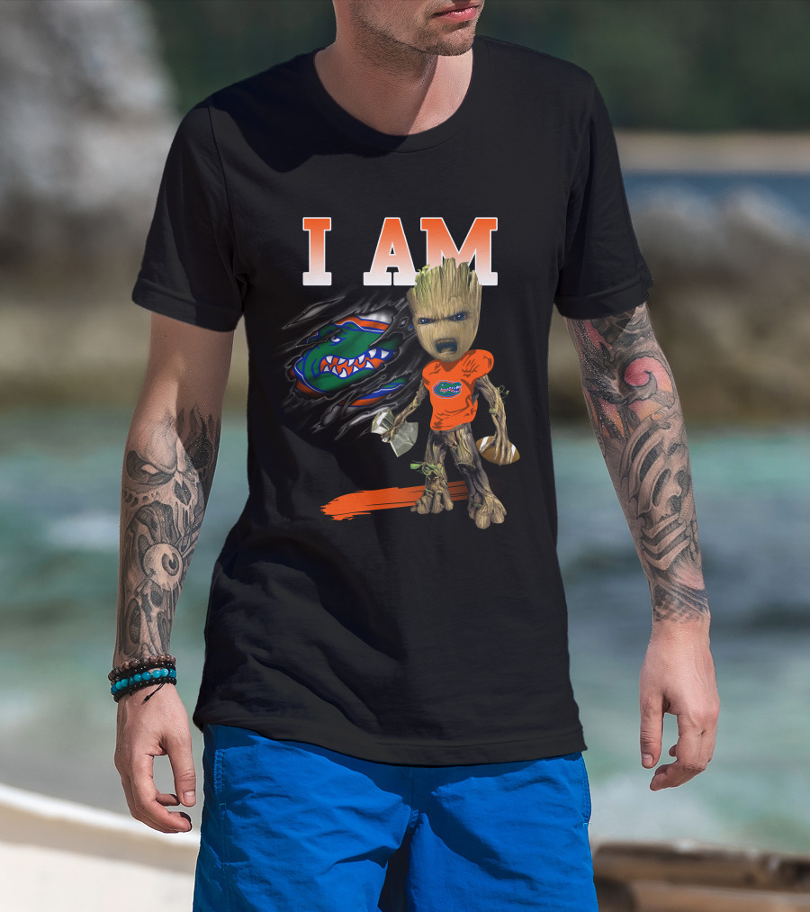 I Am Groot Florida Gators Football T-Shirt