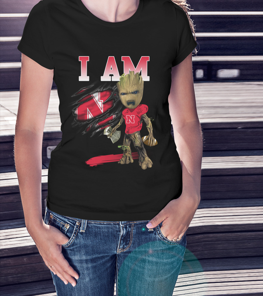 I Am Gr Nc New Football N Shield T-Shirt