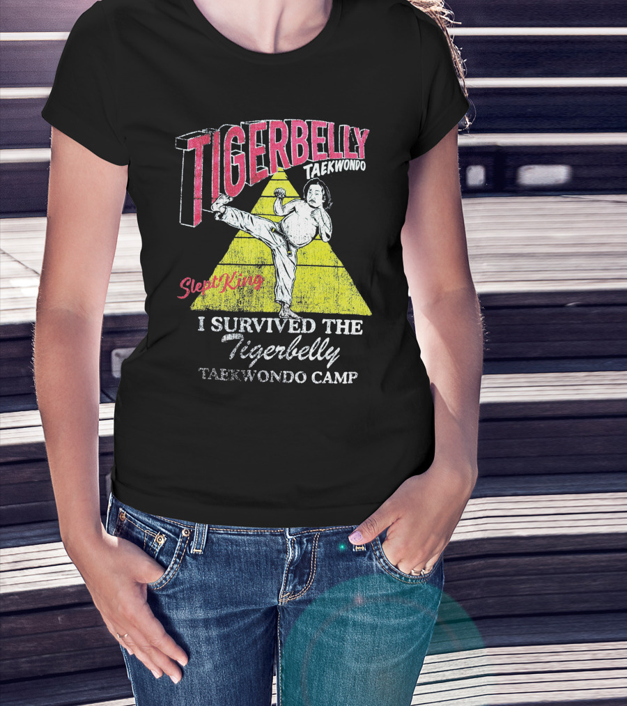 Tigerbelly Taekwondo SleptKing I Survived The Tigerbelly Taekwondo Camp T-Shirt