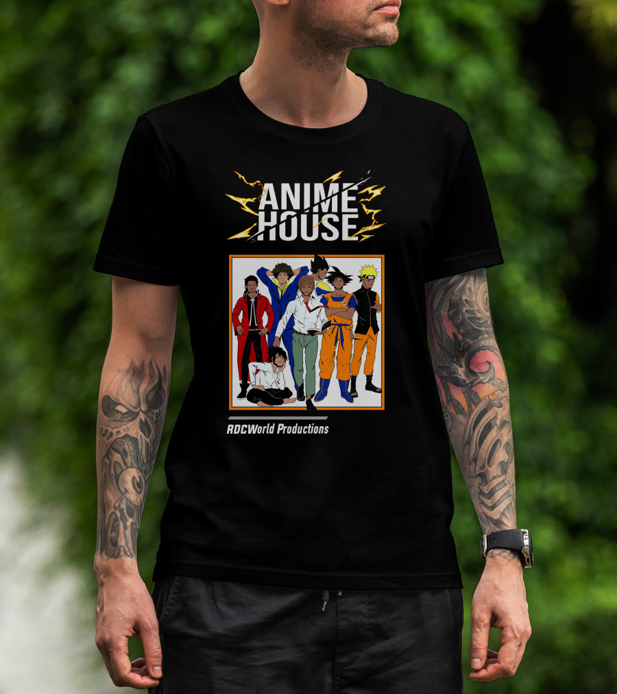 Anime House RDCWorld Productions Manga Characters T-Shirt
