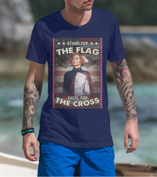 Stand For The Flag Kneel For The Cross Nurse American Patriotism T-Shirt