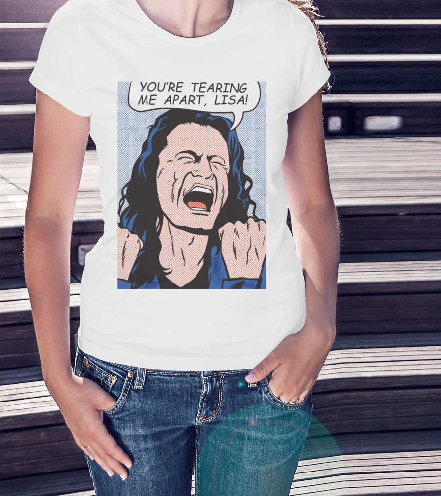 You're Tearing Me Apart Lisa The Room Pop Art Comic T-Shirt
