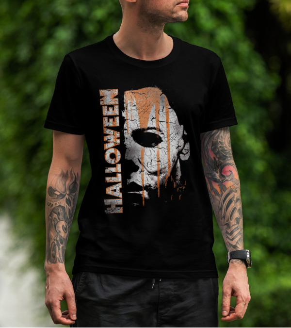 Halloween Michael Myers Mask 1978 Vintage Horror T-Shirt