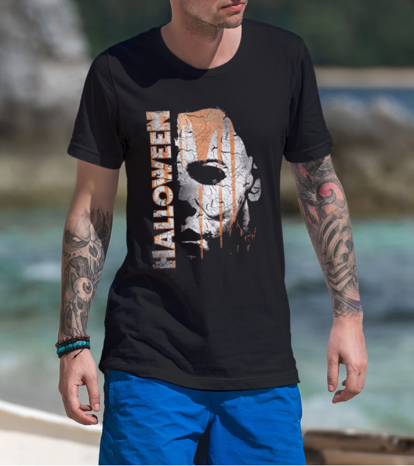 Halloween Michael Myers Mask 1978 Vintage Horror T-Shirt