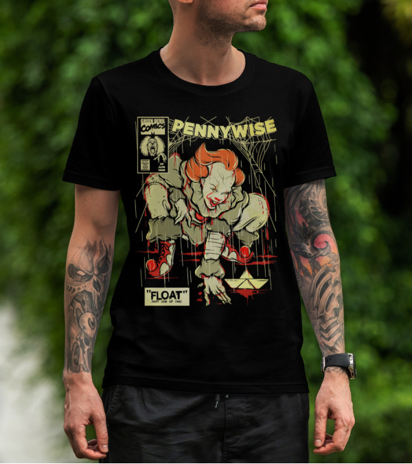 Pennywise Float Part One Of Two Green Devil Comics August 1986 T-Shirt