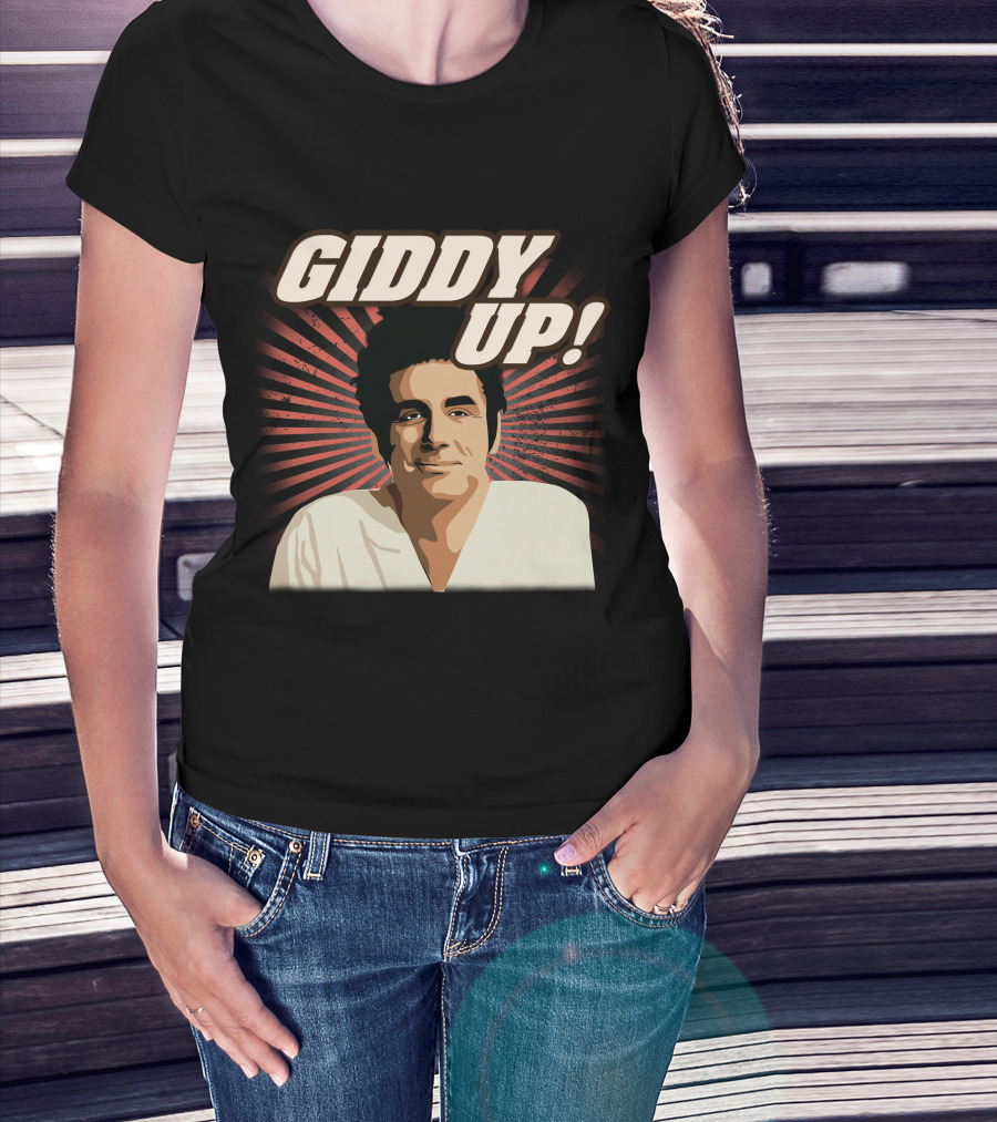 Giddy Up Seinfeld Kramer Retro Sunburst T-Shirt