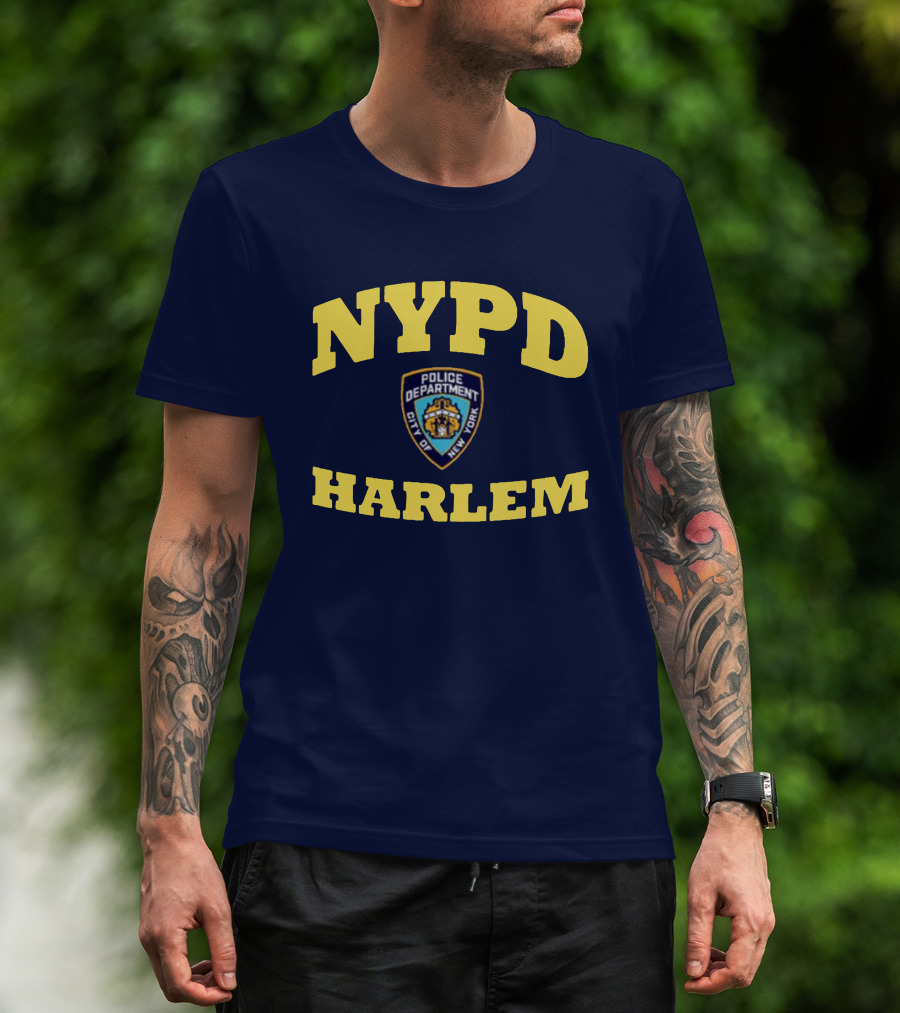 NYPD Police Department City Of New York Harlem T-Shirt