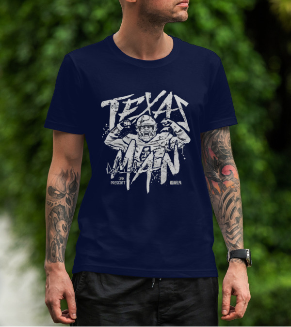Texas Man Dak Prescott NFLPA T-Shirt