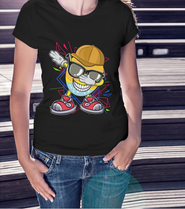 Dabbing Cool Easter Egg With Sunglasses And Cap T-Shirt