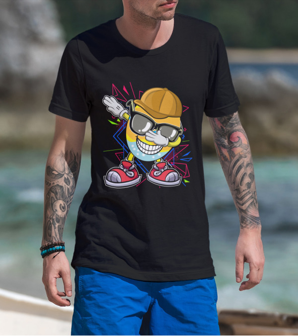 Dabbing Cool Easter Egg With Sunglasses And Cap T-Shirt